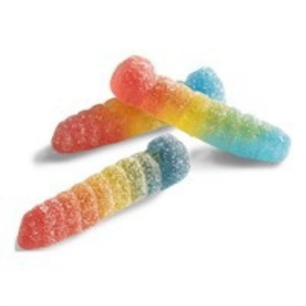 Haribo Rainbow Worms Sour Lösvikt 2 Kg