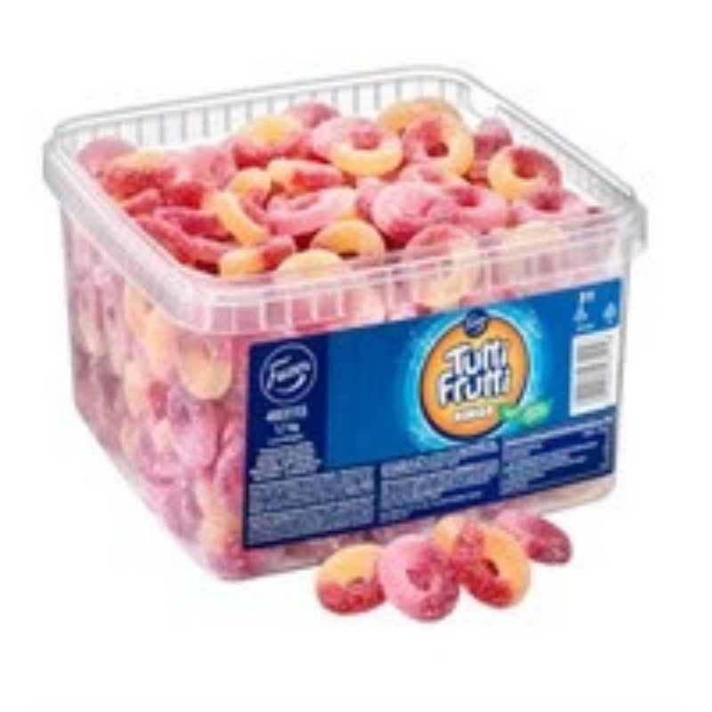 Fazer Tutti Frutti Rings Bulk 1.7 Kg