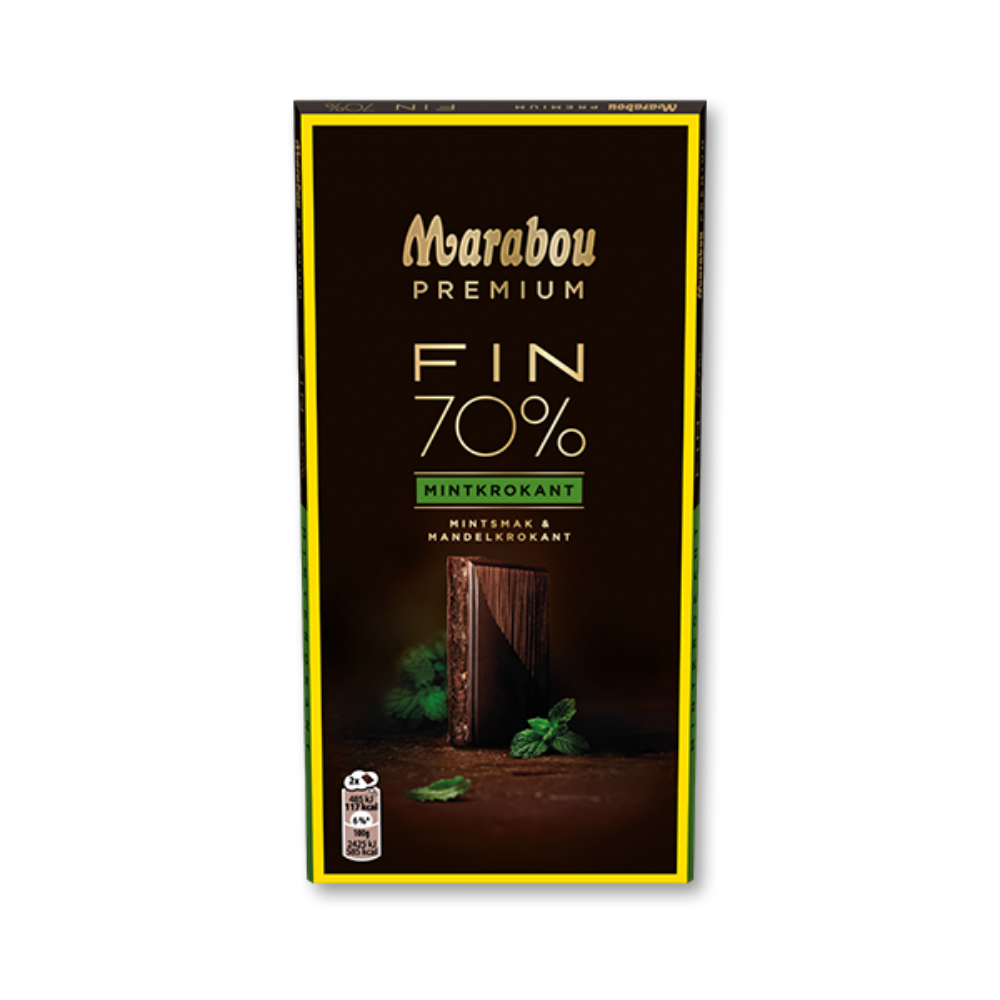 Marabou Premium Fin Mint 70% Kakao product photo