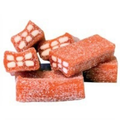 Sugared Strawberry Bricks bulk candy