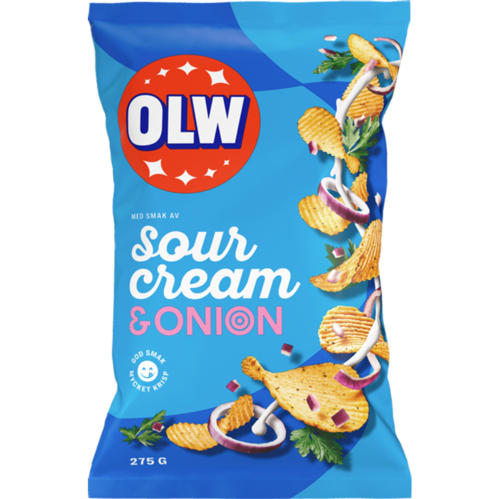 OLW Sourcream & Onion chips