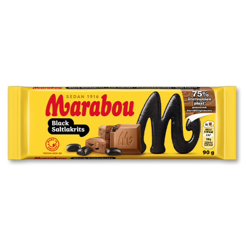 Marabou Black Saltlakrits product photo