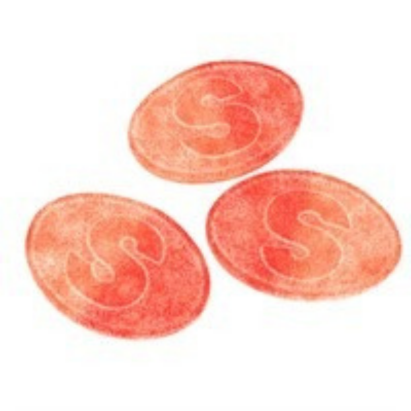 Candy People S-Mark Sour Peach Bulk 4 Kg