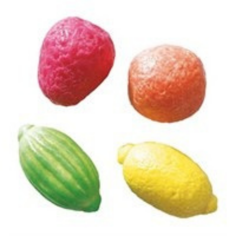 Tuggummifrukter 3x1kg fruit gum candy