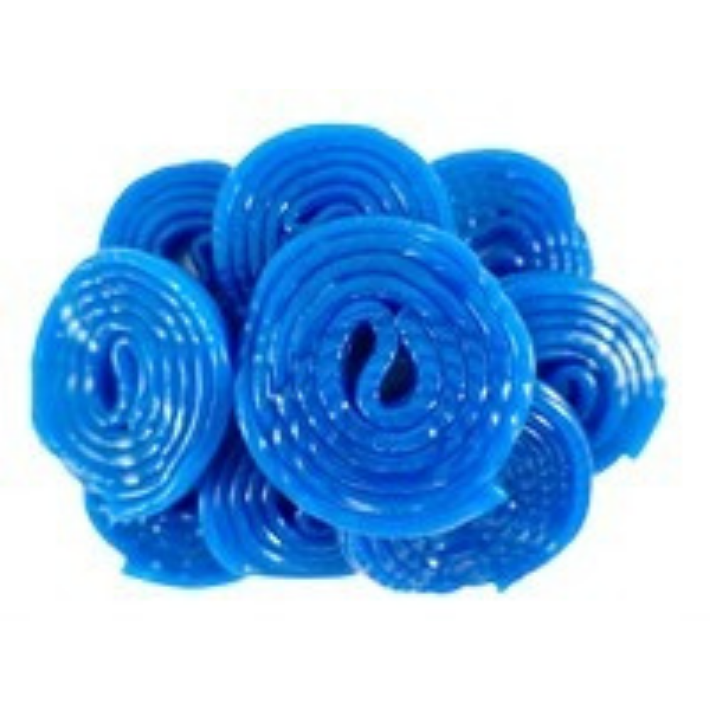 Snurror Bla Hallon blue raspberry candy rolls