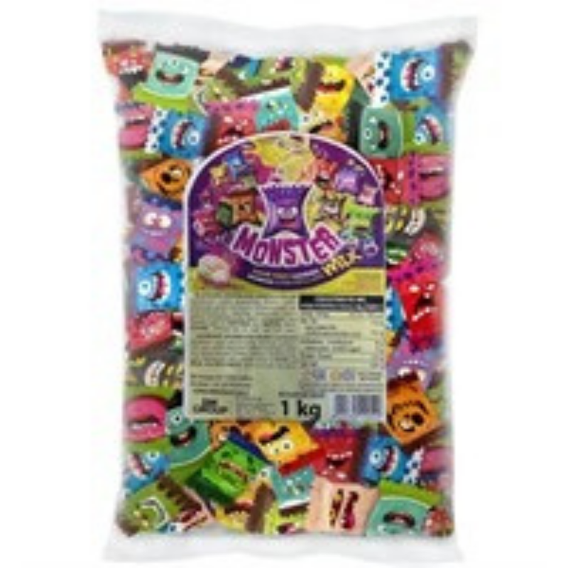 Monster Mix Sour Fizzy Candies ERT Godis bulk candy