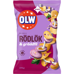 OLW Red Onion & Sour Cream chips