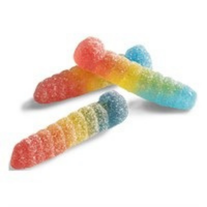 Haribo Rainbow Worms Sour Lösvikt 3 Kg