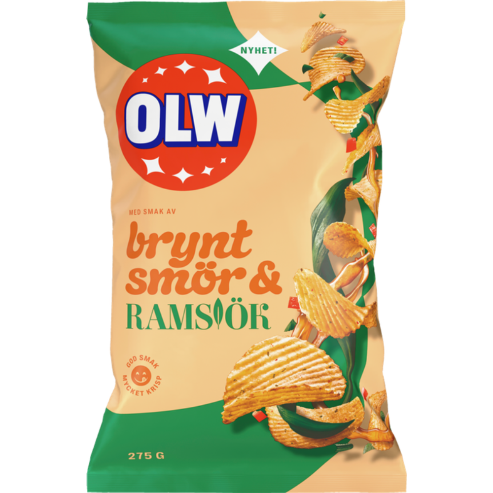 OLW Browned Butter & Wild Garlic chips