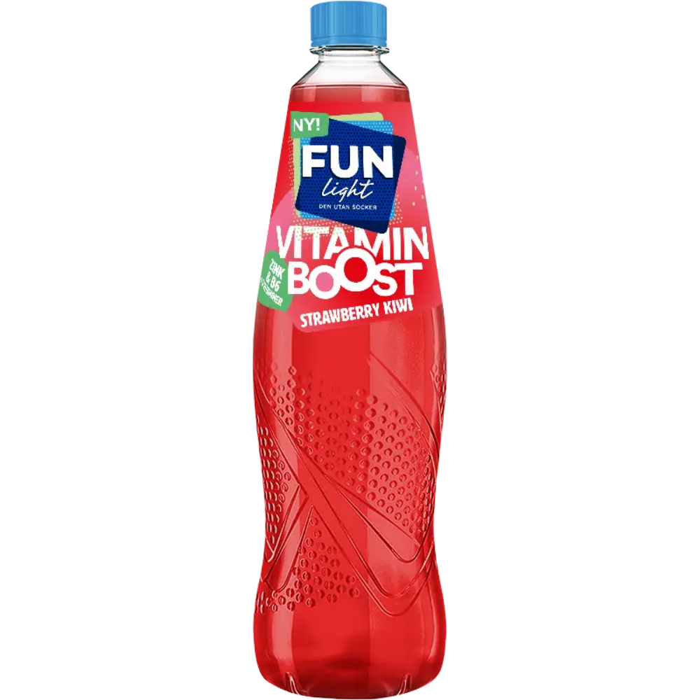 FUN Light Vitamin Boost Strawberry Kiwi bottle