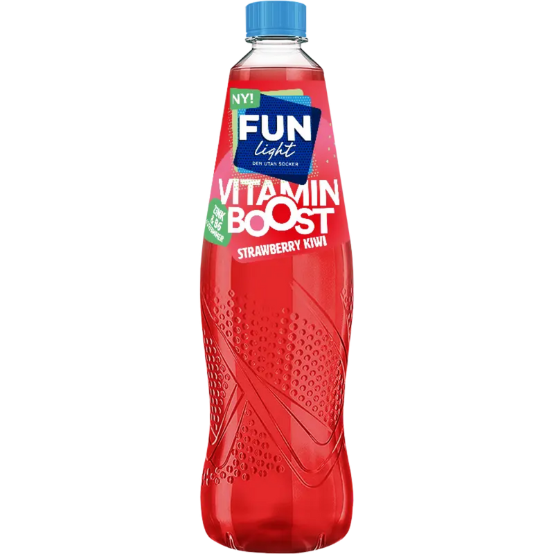 FUN Light Vitamin Boost Strawberry Kiwi bottle