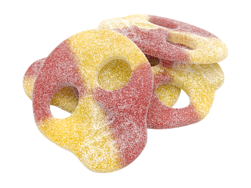 Sour Lemon Raspberry Skulls 8.8 lb (4kg)