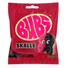 BUBS Raspberry Salty Licorice SKALLE 5.5 oz (155g)-1
