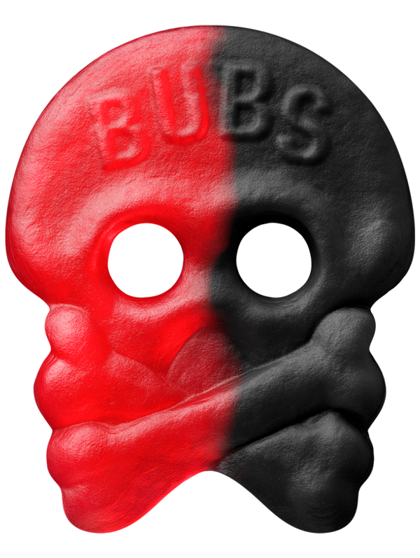 BUBS Raspberry Salty Licorice SKALLE 8.8 lb (4kg)