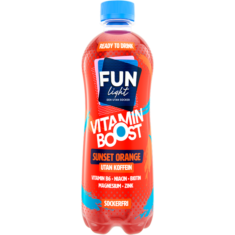 FUN Light Vitamin Boost Sunset Orange 500ml-1